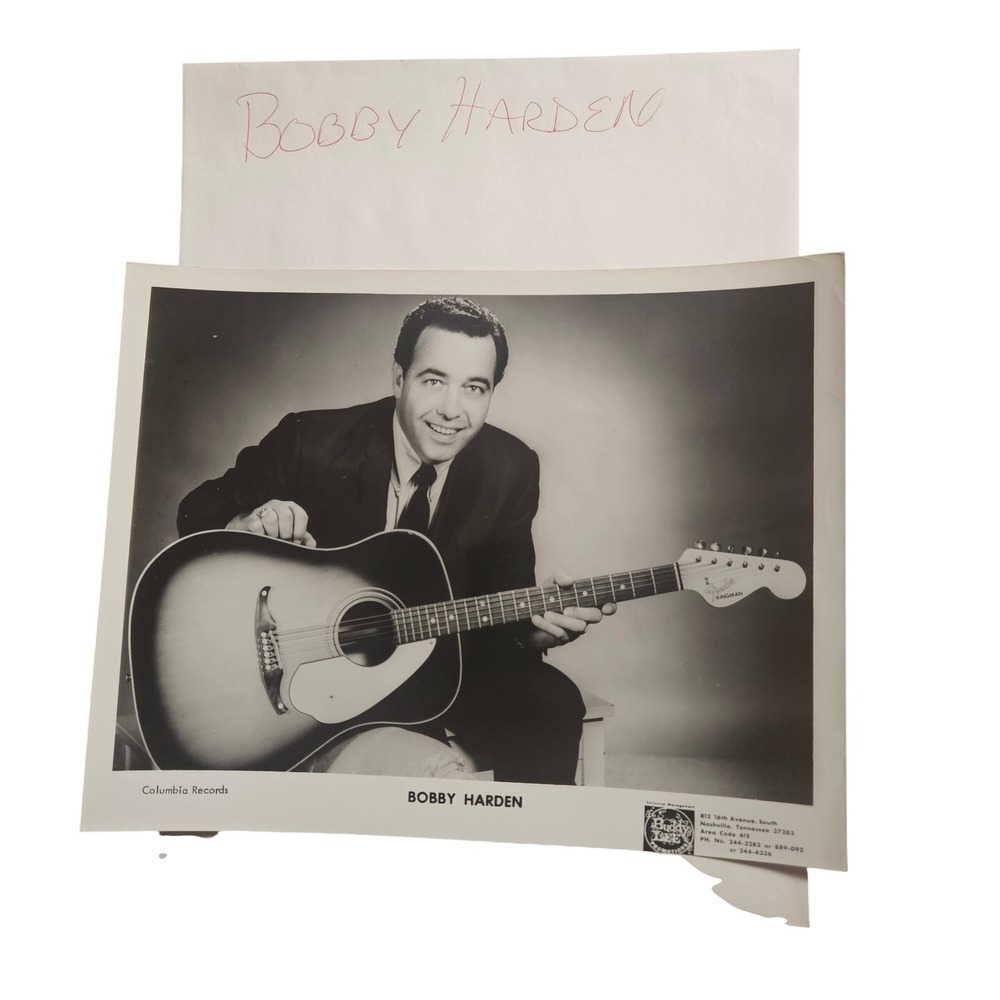 Bobby Harden Vintage 60s-70s Country Pop Nashville Music 8x10‎ Press Photo